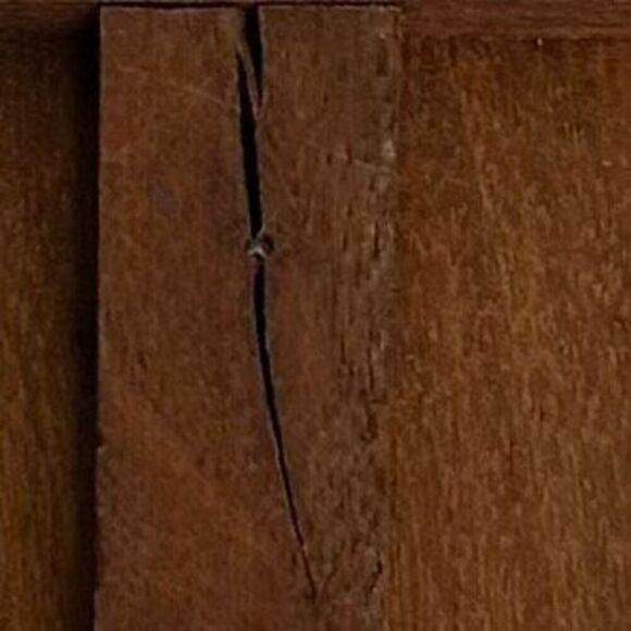 Paul Wright Collapsible Brown Wooden Basket With Handle Oval Shaped Storage - Picture 12 of 12